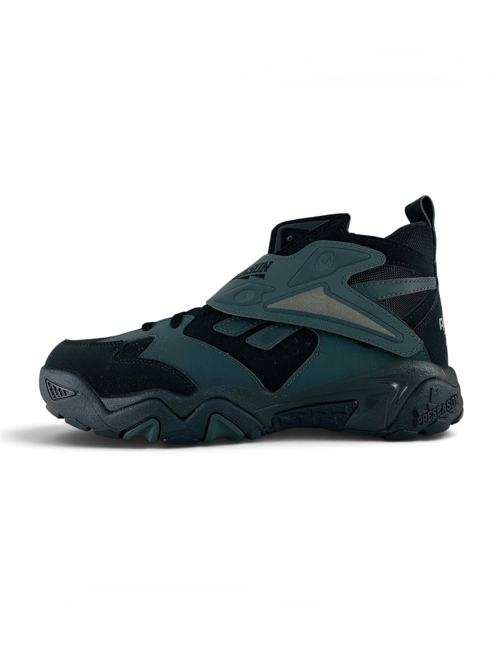Reebok Preseason 94 Retro Black Grey Men's Shoes Sneakers 100230670